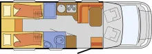 Grundriss Tag Sunlight T 68 Orangecamp baugleich