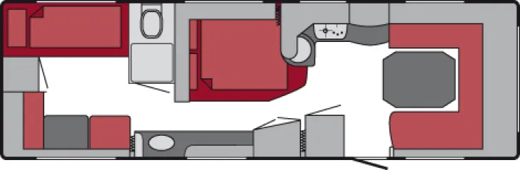 Grundriss Tag Tabbert Da Vinci 700 KD Nr. 87 - Mover, Etagenb., DB
