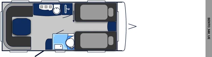 Grundriss Tag Wilk Sento 560 UE GW6530