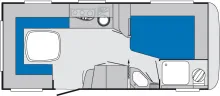 Grundriss Tag Knaus Südwind 500 FU Celebration/Mover/Klima