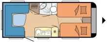 Grundriss Tag Hobby Premium 495 UL