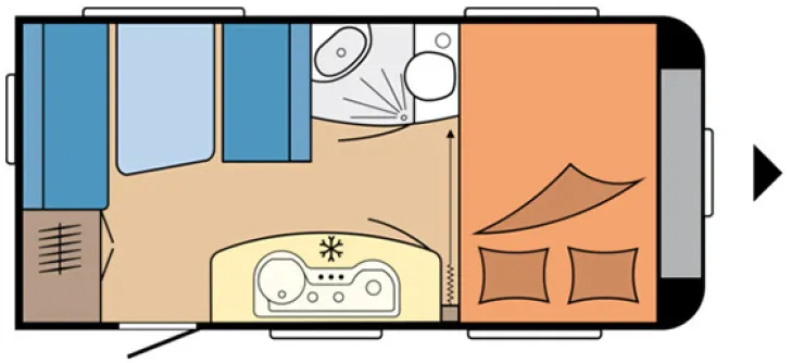 Grundriss Tag Hobby DE LUXE EDITION 440 SF