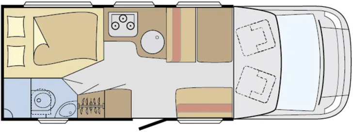 Grundriss Tag Sunlight T 64 OrangeCamp OC 55