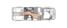 Grundriss Tag LMC Breezer A 714 G