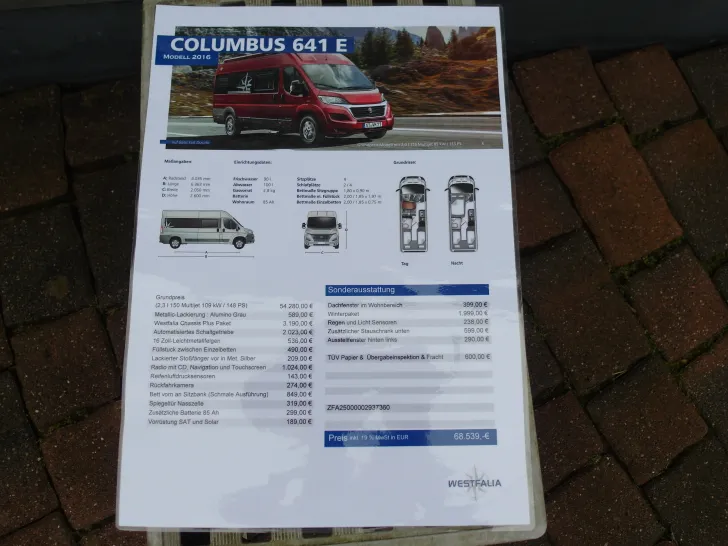 Fahrzeugbild Westfalia Columbus 641 E #18