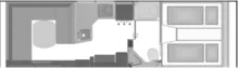 Grundriss Tag Phoenix MaXi-Alkoven Iveco 7900 QRSL