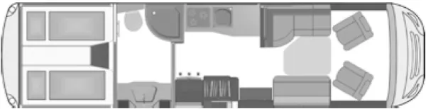 Tagesgrundriss Phoenix Maxi Liner 8800 BML