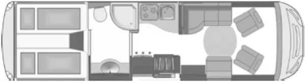 Tagesgrundriss Phoenix Maxi Liner 8300 BML