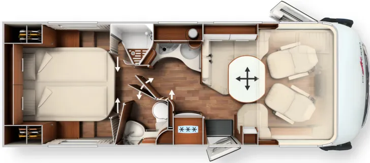 Grundriss Tag Carthago chic c-line I 5.0 superior Hebenstreit 0699/81614612