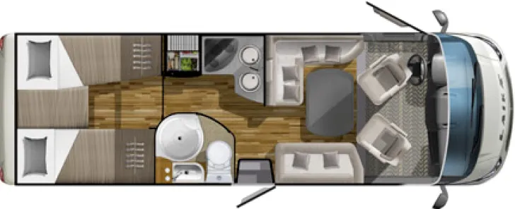Grundriss Tag Laika Ecovip 709