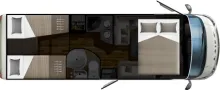 Grundriss Nacht Laika Ecovip 709