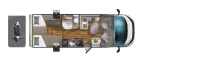 Grundriss Tag Laika Ecovip 329 *Markise*RFK*SAT*TV*Hubbett*