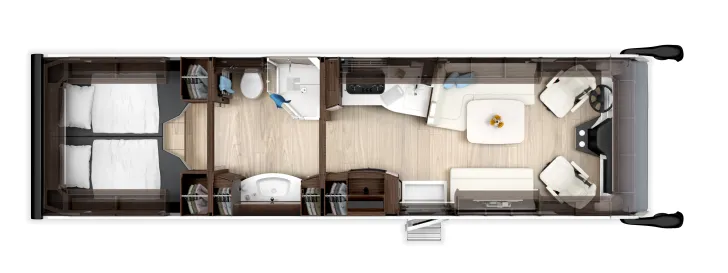 Grundriss Tag Morelo Empire Liner 94 LS