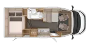 Grundriss Tag Knaus Sky TI 650 MEG Care-Drive-Paket