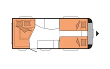 Grundriss Nacht Hobby Prestige 495 UL