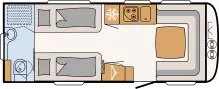 Grundriss Tag Dethleffs Nomad 560 RET - im Kundenauftrag