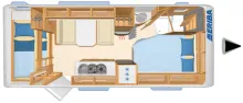 Grundriss Tag Hymer Eriba Nova GL 560