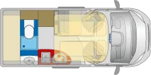 Grundriss Tag Pössl H-Line Vario 545