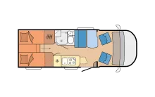 Grundriss Tag Hobby Optima ONTOUR Edition V65 GE