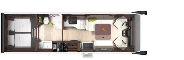 Tagesgrundriss Morelo Palace Liner 88 LB