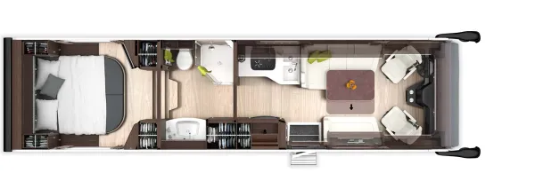 Tagesgrundriss Morelo Palace Liner 99 GSB