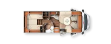 Grundriss Tag Carthago chic c-line T 4.8 LE HA-Luftfederung*Solar*2xTV*