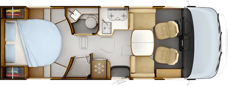 Grundriss Tag Rapido 80dF 8086dF SAT+TV*Hubstützen*Solar