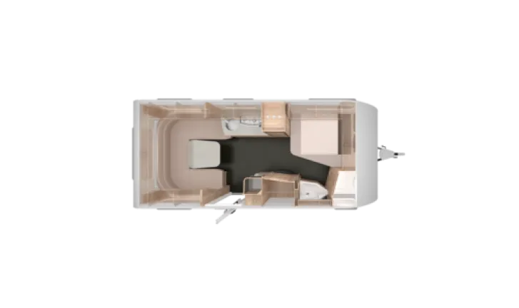 Grundriss Tag Knaus Südwind 500 FU 60 Jahre Edition