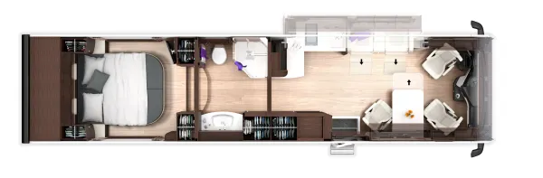 Tagesgrundriss Morelo Grand Empire 110 GSO