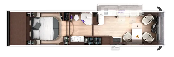 Tagesgrundriss Morelo Grand Empire 118 GSO