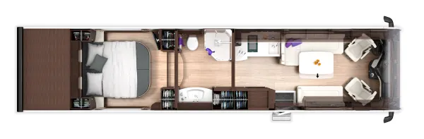 Tagesgrundriss Morelo Grand Empire 119 GSB