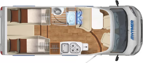 Tagesgrundriss Hymer Exsis-t 474