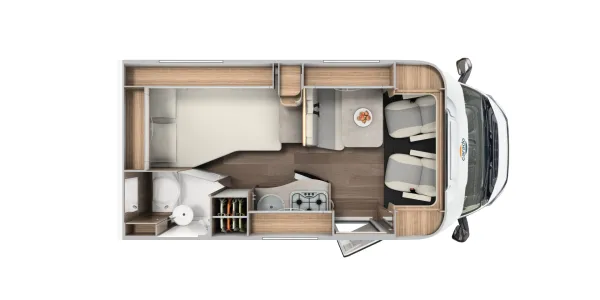 Tagesgrundriss Carado T 135