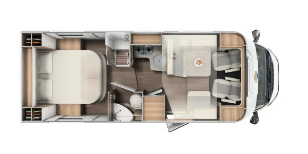 Tagesgrundriss Carado T 449