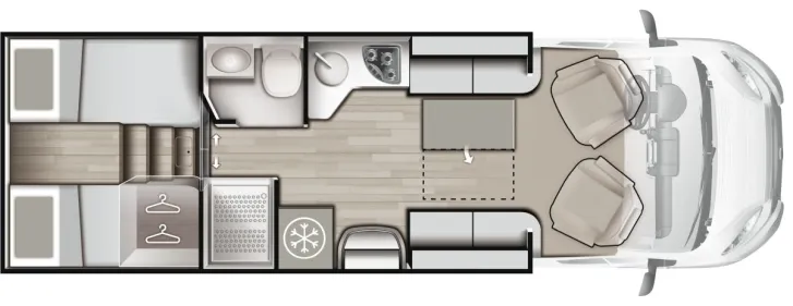 Grundriss Tag Mobilvetta Krosser 86 Automatik