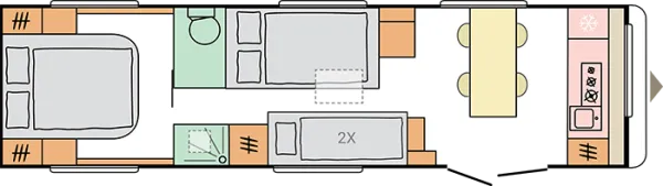 Nachtgrundriss Adria Astella 904 HP