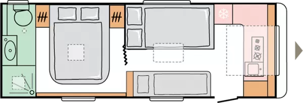 Nachtgrundriss Adria Alpina 663 HT