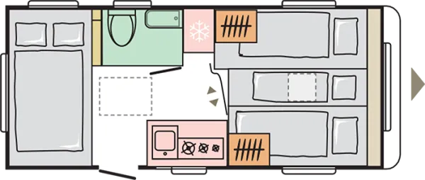 Nachtgrundriss Adria Aviva 492 LU