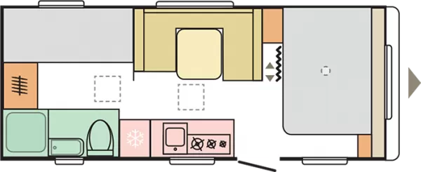 Tagesgrundriss Adria Aviva 563 PT