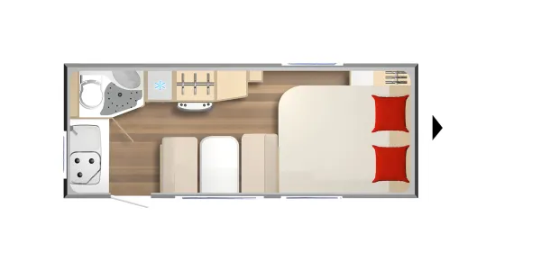 Tagesgrundriss Bürstner Premio Life 480 TS