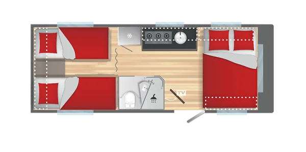 Nachtgrundriss Sterckeman Evolution 542 LJ