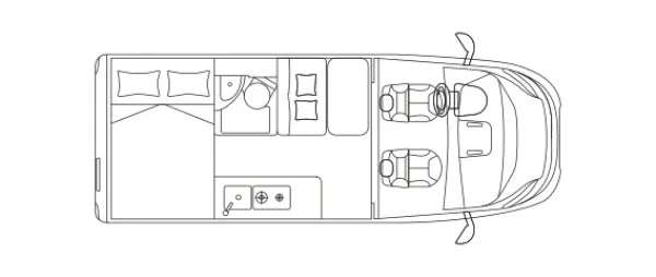 Tagesgrundriss Laika Kosmo 5.4
