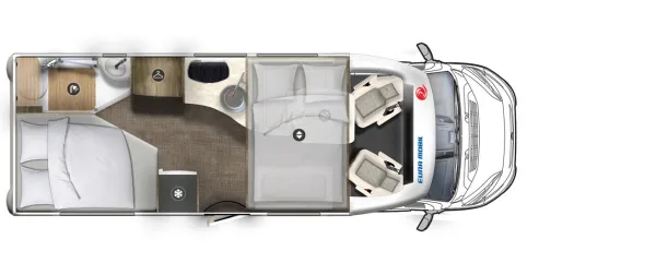 Tagesgrundriss Eura Mobil Profila RS 675 SB Tagesgrundriss Eura Mobil Profila RS 675 SB