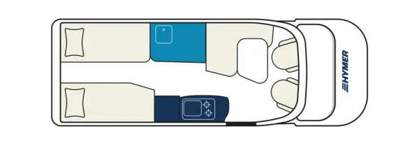 Tagesgrundriss Hymer ML-T 570 Crossover