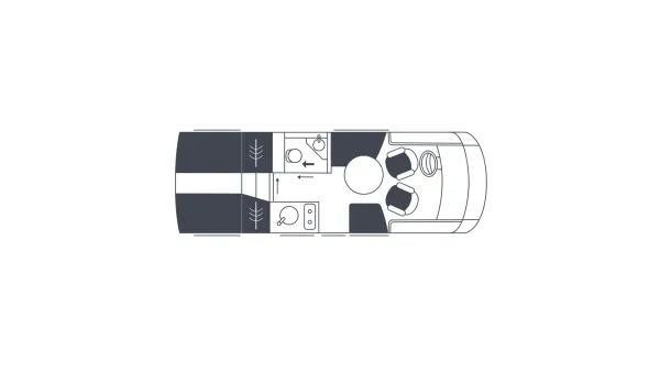 Tagesgrundriss Niesmann + Bischoff iSMOVE 6.9 E