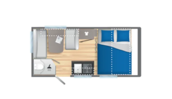 Tagesgrundriss Caravelair Alba 390