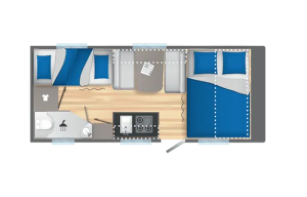 Tagesgrundriss Caravelair Alba 496 Family Style