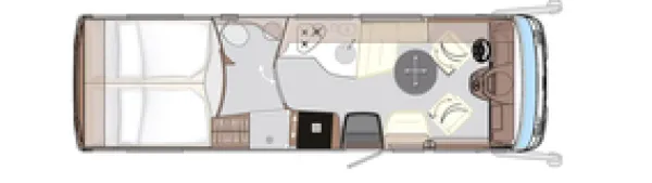 Tagesgrundriss Concorde Credo 790 LI