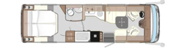 Tagesgrundriss Concorde Credo 841 M Tagesgrundriss Concorde Credo 841 M
