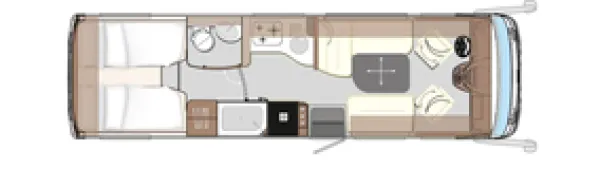 Tagesgrundriss Concorde Credo 841 L Tagesgrundriss Concorde Credo 841 L